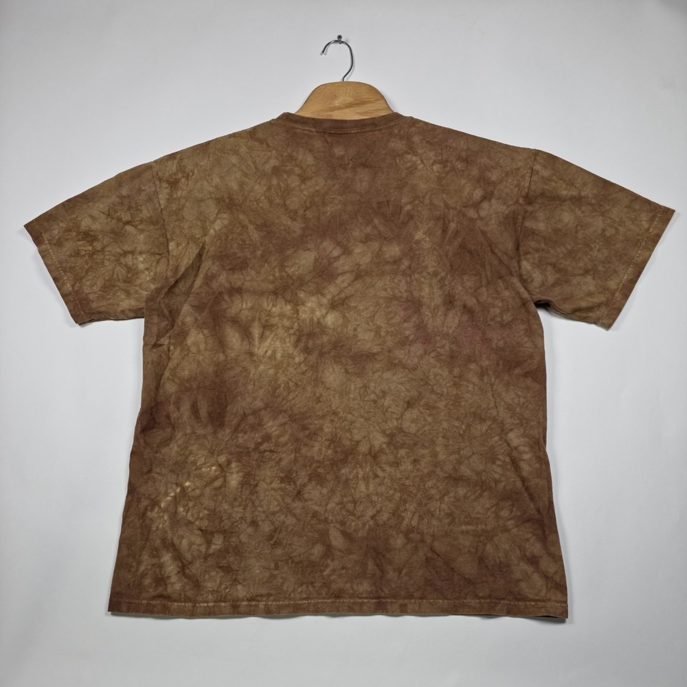 The Doors Shirt Mens XL Morrison Hotel Liquid Blue Tie Dye Brown Vintage 2002 Te - Picture 2 of 10